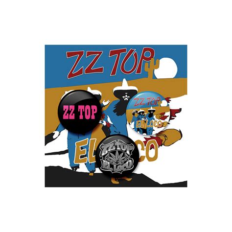 El Loco Button Set Zz Top Official Store