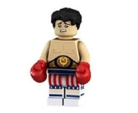 Custom Rocky Balboa Minifigure Printed On LEGO Parts Etsy