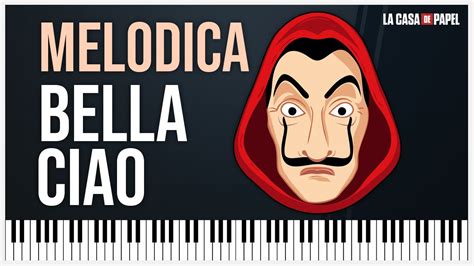 La casa de papel bella ciao. 🎵👍 #Melodica "bella ciao" la cancion de "la casa de papel ...