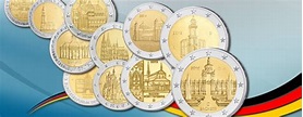 BRD 2 Euro Gedenkmünzen der Bundesländer-Serie – Auflagen ...