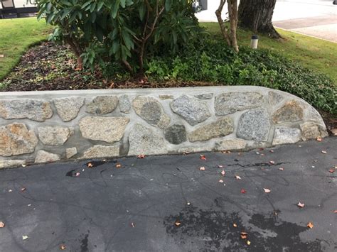 Granite Retaining Wall And Review Of Webbcon Construction And Msnry