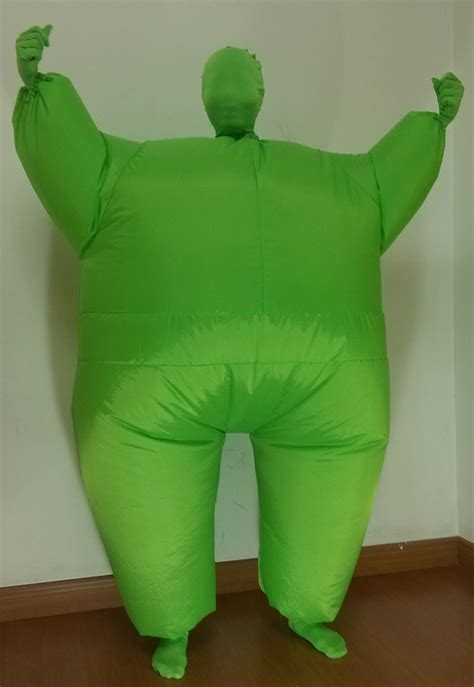 Halloween Fancy Dress Costume Agent Adult Chub Suit Blowup Cosplay