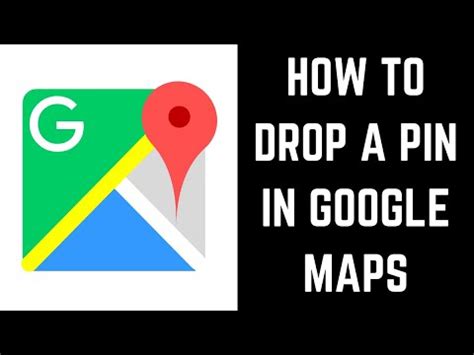 How To Drop A Pin On Google Maps Youtube