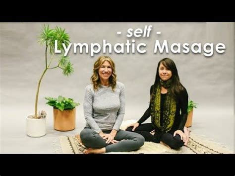 Self Lymphatic Massage At Home Youtube Lymphmassage Lymph Massage Lymphatic Massage