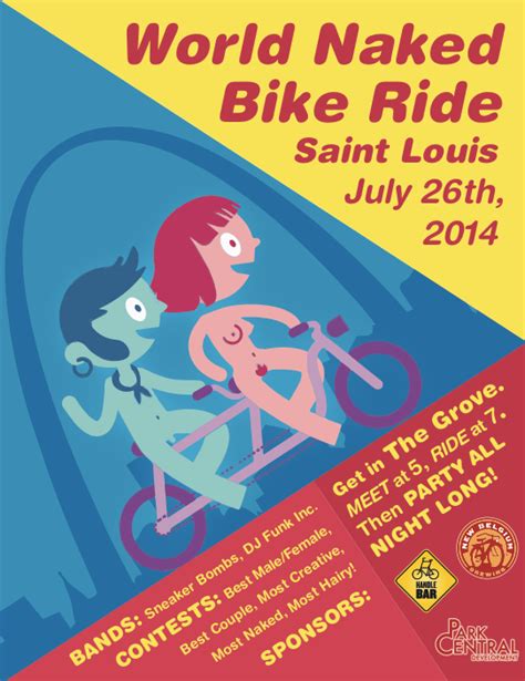 World Naked Bike Ride July 26th Stlouis