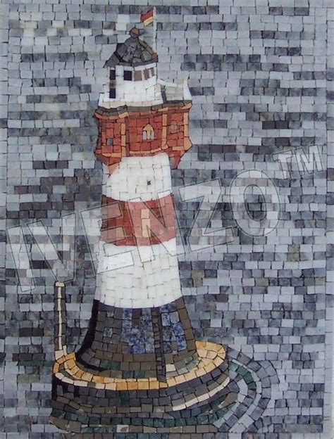 Mosaic Lighthouse Red Sand Lk003
