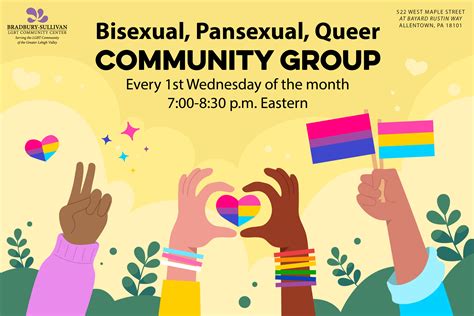 Bisexual Pansexual And Queer Community Group Bradbury Sullivan