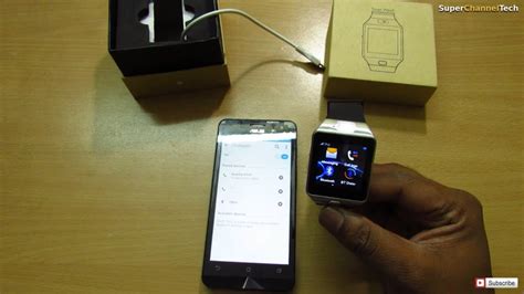 How to use DZ09 Smart watch with Android Mobile - YouTube