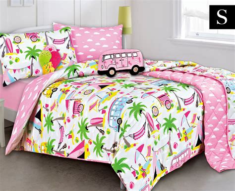 Kooky By Kas Beach Holiday Single Bed Quilt Cover Set Au