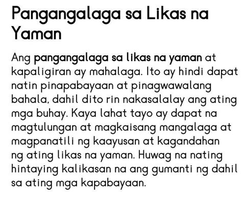 Bakit Mahalaga Ang Ating Likas Na Yaman Paano Mo Ito Mapapangalagaan