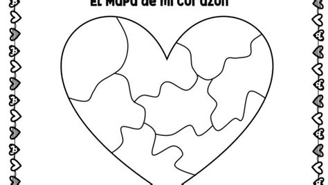 El Mapa De Mi Corazón Día Del Amor Y La Amistad 7 Orientación
