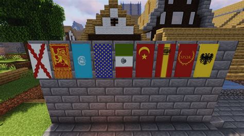 Some Flags In Minecraft That I Decided To Make By Replacing Certain