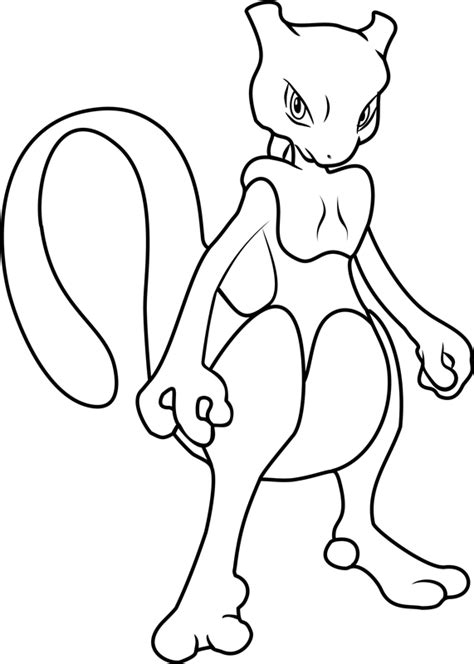 Mewtwo Coloring Page Free Printable Coloring Pages For Kids