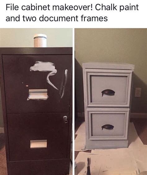 I had found the metal. Metal file cabinet makeover - Posted from a FB page I ...