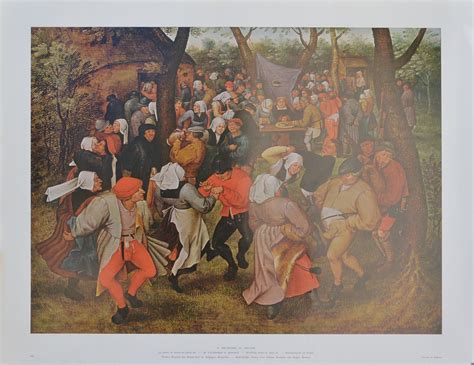 Pieter Brueghel Ii Wedding Dance In Open Air Reproducción El