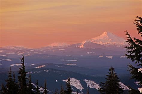 Photographing Oregon Mt Jefferson In The Foreground Timberline