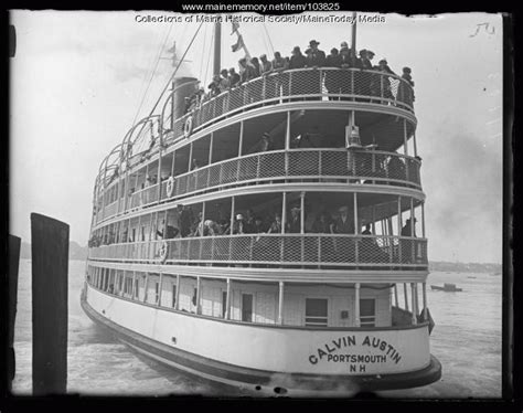 Item 103825 Steamship Liner Calvin Austin Portland 1925 Vintage
