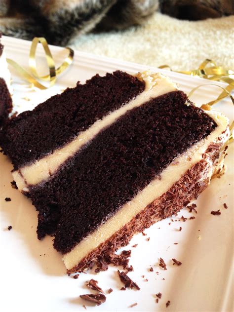 A black forest cake is a delicious combination of moist and chocolately this chocolate chiffon cake is filled with a mocha cream and frosted with a. The Best Chocolate Cake With Vanilla Cream + Ferrero ...