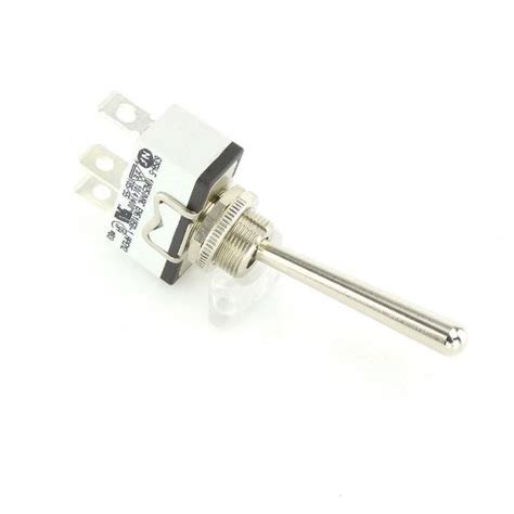 Knurled Ring Long Toggle Switch Offmomentary On Single Pole Car