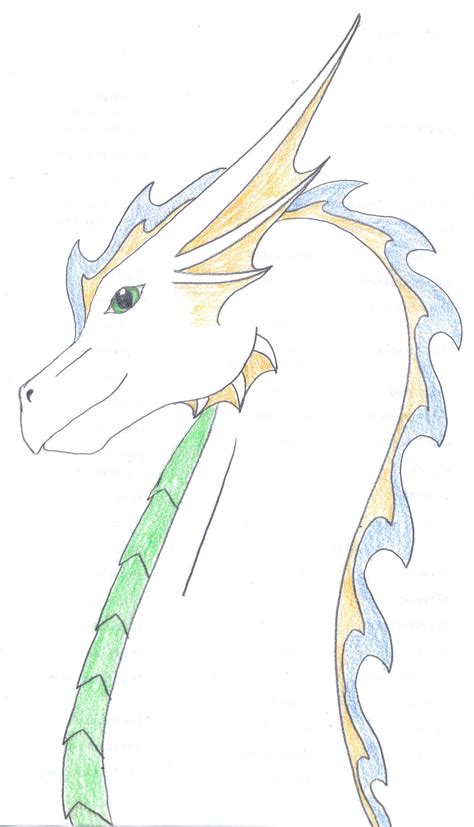 White Dragon Sketch By Camkitty2 On Deviantart