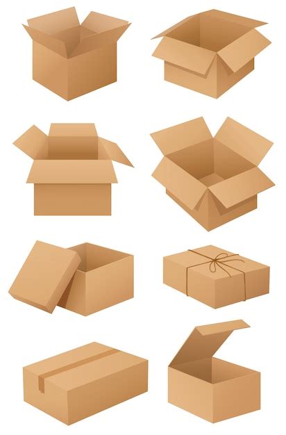 Cartboard Boxes Vectors And Illustrations For Free Download Freepik