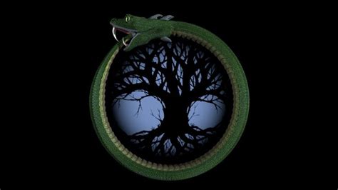 Picture One From Googling Ouroboros And Tree Of Life