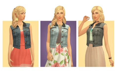 Simple Simmer Maxis Match Sims 4 Cc Kids Clothing Vest Outfits