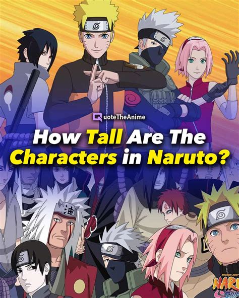 Các Nhân Vật Trong Naruto Cao Như Thế Nào Feet And Centimet