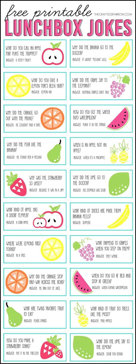 Free Lunchbox Notes Printable