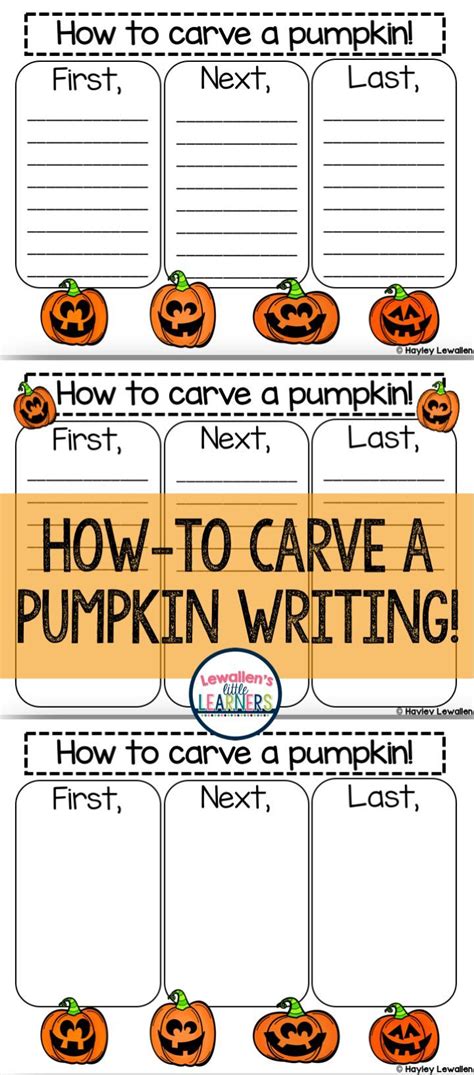How To Carve A Pumpkin Writing With 3 Versions A Pumpkin Carving