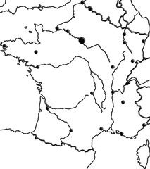 La carte de la france avec ses villes. Photos, illustrations et vidéos de limitrophes