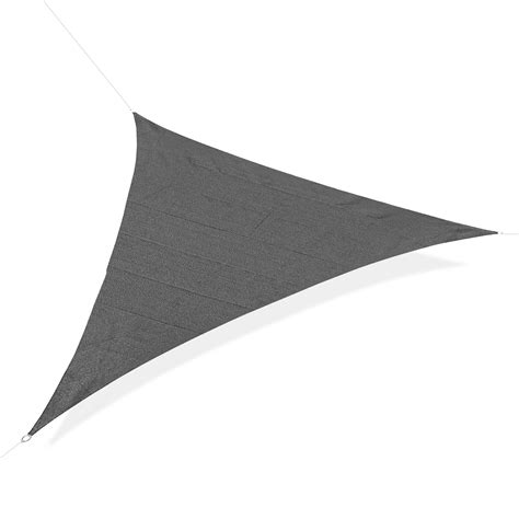 Outsunny 5x5m Triangle Sun Shade Sail Outdoor Uv Protection Canopy W