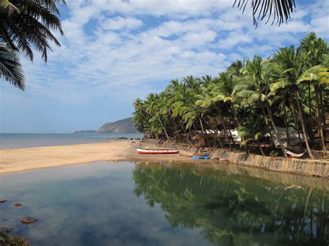Reflection Picture Of Blue Lagoon Cola Beach Goa Canacona