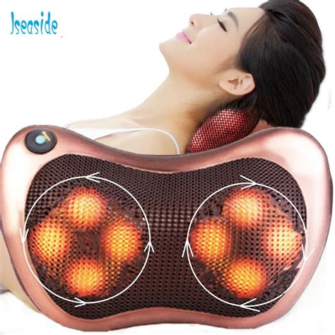 Neck Massager Car Home Cervical Shiatsu Massage Neck Back Waist Body Electric Multifunctional
