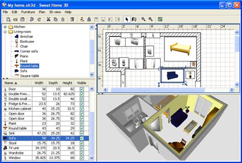 Add furniture to the plan from a searchable and extensible catalog organized by. Sweet Home 3D - ihned zdarma ke stažení - Slunečnice.cz