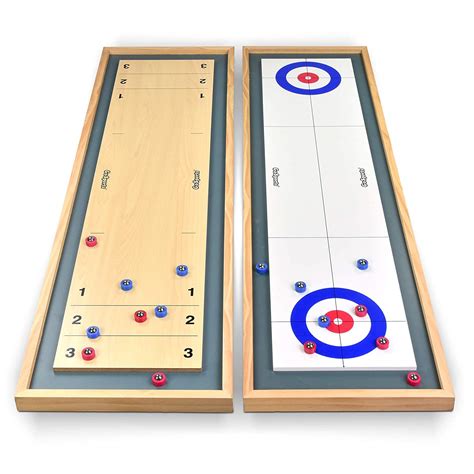 Shuffleboard Curling Game Table Set The Billiards Guy