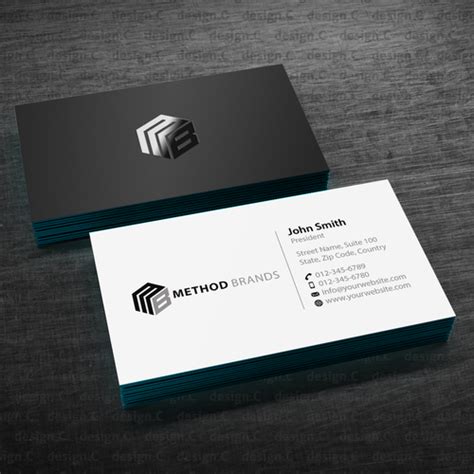 Create A Standout Business Card Design For Method Brands Business