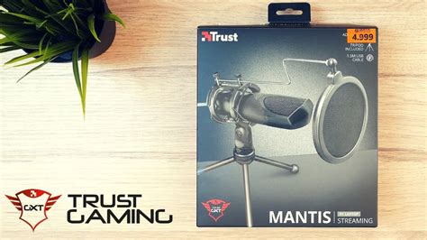 Trust Gxt 232 Mantis Usb Mikrofon Za Gaming I Streaming Unboxing 4k