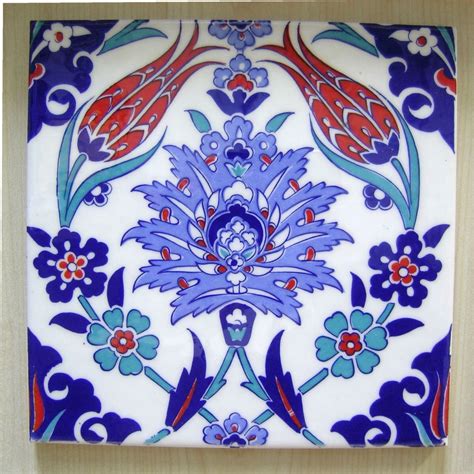 Çini Motif çini Desen Art Nouveau Tiles Turkish Art Iznik Tile