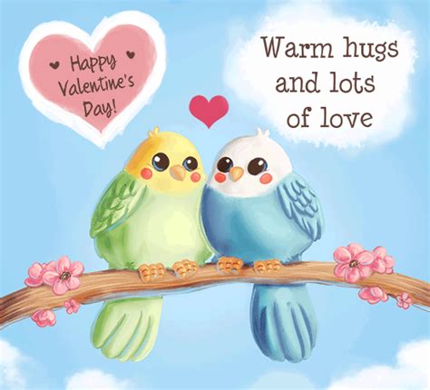 Valentine Lovebirds Free Happy Valentine S Day Ecards Greeting Cards Greetings