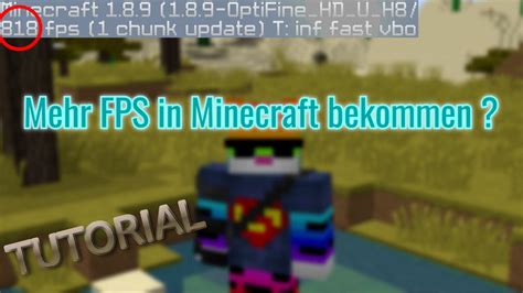 Mehr Fps In Minecraft Bekommen 1000 Fps Hd Tutorial Deutsch Youtube