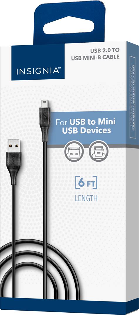 Customer Reviews Insignia 6 Usb To Mini B Charge And Sync Cable