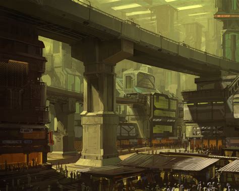 Artstation Space Colony Tore Wesolowski Futuristic City Futuristic