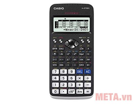 The use of a natural textbook display and high resolution screen allows me to present mathematics. Máy tính Casio FX-570EX - META.vn
