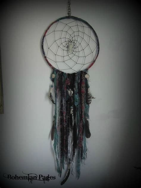 American indian spiritual accessory to protect dreams. Bohemian Pages: Dream Catcher Wall Hanging...