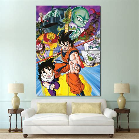 This page is for dragon ball fanart!disrespectful comments will result in your page getting blocked! Dragon Ball Z Anime Block Giant Wall Art Poster