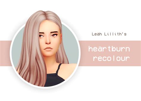 My Sims 4 Blog Heartburn And Marina Hair Recolors By Sevensims
