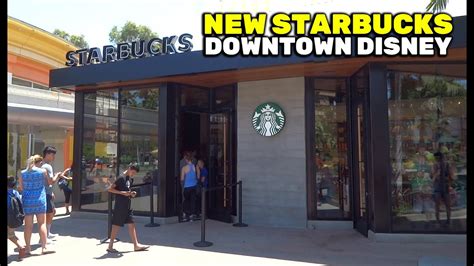 New Starbucks Location In Downtown Disney District At Disneyland Resort