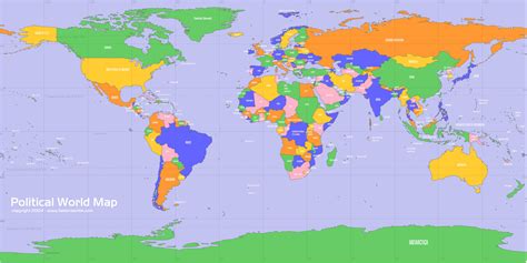 The 196 countries of the world can be logically divided into eight regions based on their geography, mostly aligning with the continent on which they are located. free world map