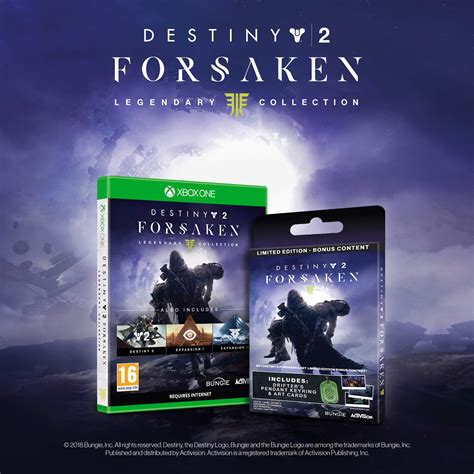 Destiny Forsaken Koleksi Legendaris Xbox One Disk Seri Versi X S